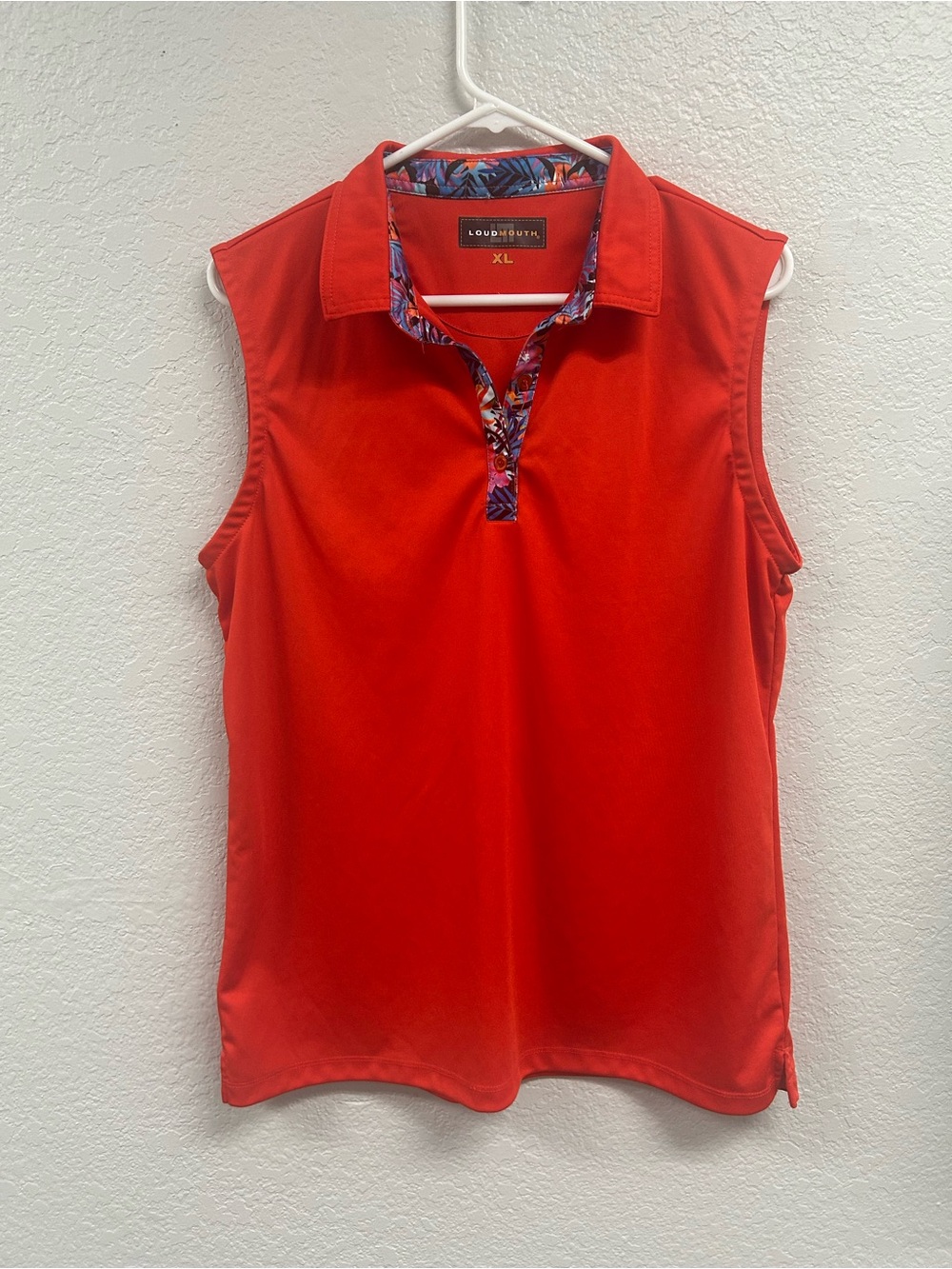 Loudmouth Golf Polo Sleeveless Athletic Top. Size XL